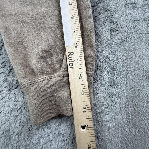 Polo Ralph Lauren Pullover Sweater Mens 2XL Big Beige Quarter Zip Cotton Classic - Picture 12 of 13